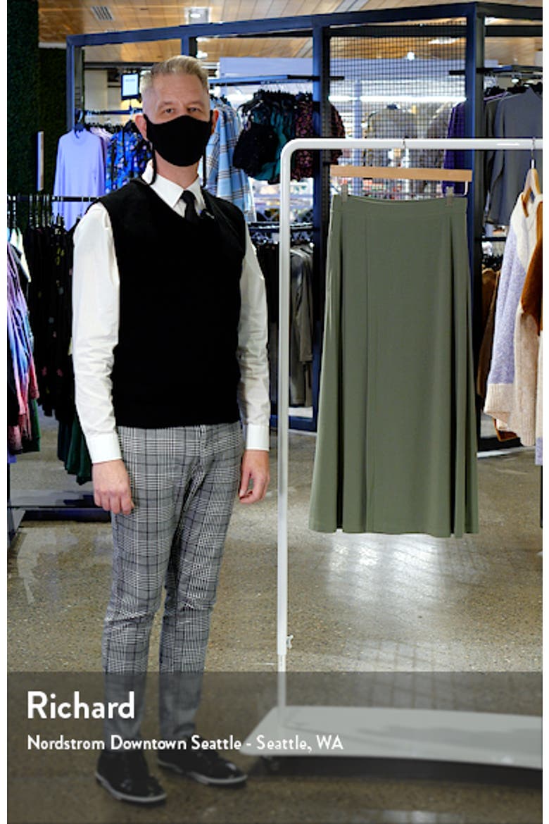 Soft Drape Midi Skirt video