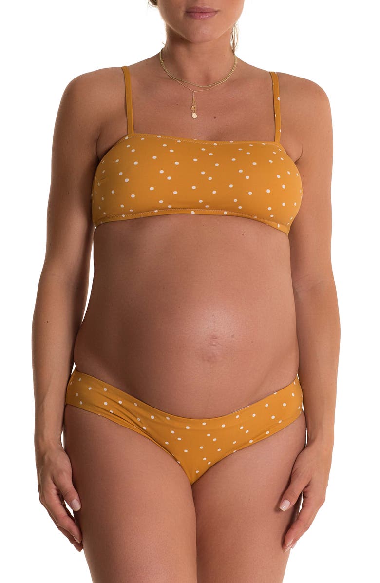 Pez D'Or Olivia Maternity Bikini Bottoms, Alternate, color,