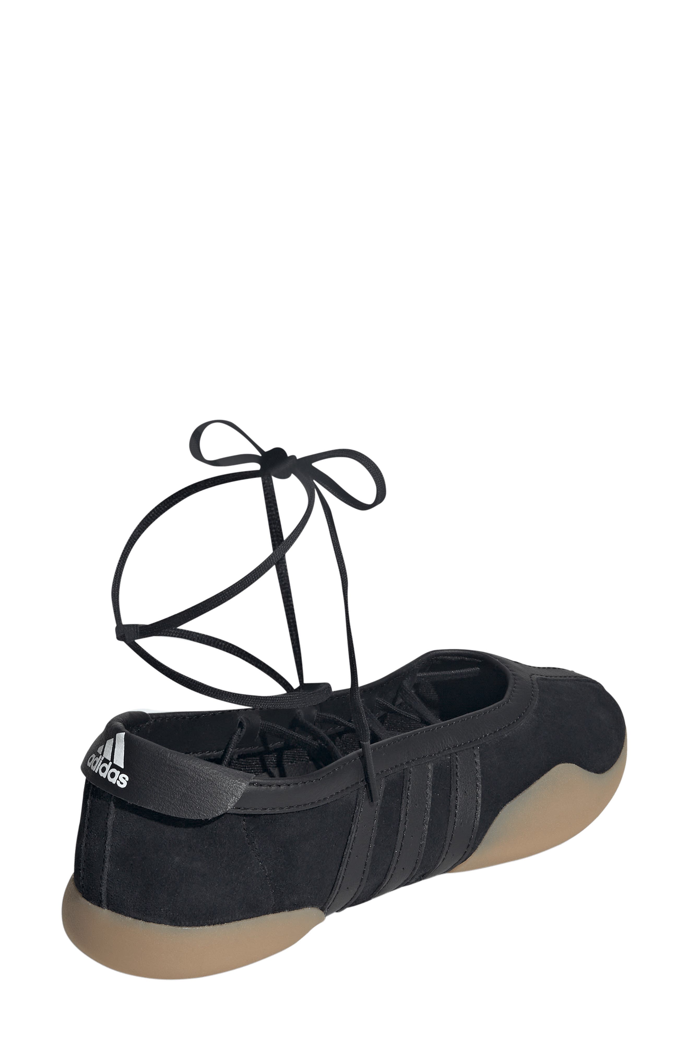 adidas Taekwondo Mei Ballet Flat, Alternate, color, Black/ White/ Gum