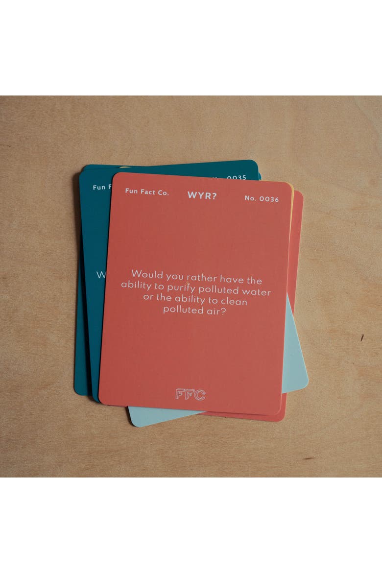 Would You Rather (From History) Card Game, Alternate, color, Multicolor