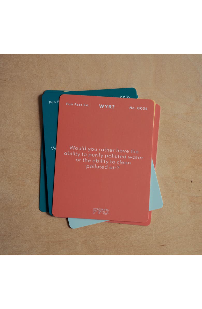 Fun Fact Co. Would You Rather (From History) Card Game, Alternate, color, 