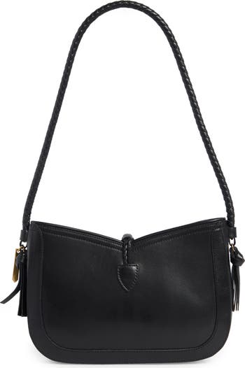 Vigo Calfskin Leather Baguette Shoulder Bag