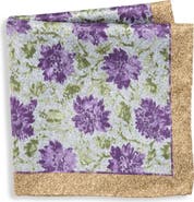 Synrgy by DXL Big & Tall Tonal Floral Pocket Square