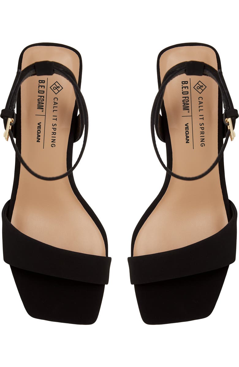Call It Spring By Aldo Rorii Ankle Sandal, Alternate, color, Black