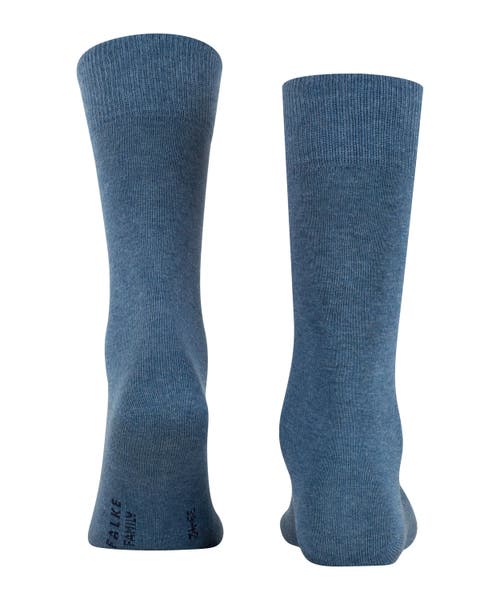 Falke Family Sustainable Cotton Socks In Blue