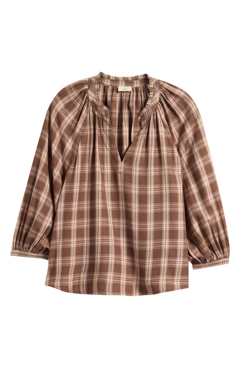 Faherty Portia Plaid Top, Alternate, color, Desert Fade Plaid