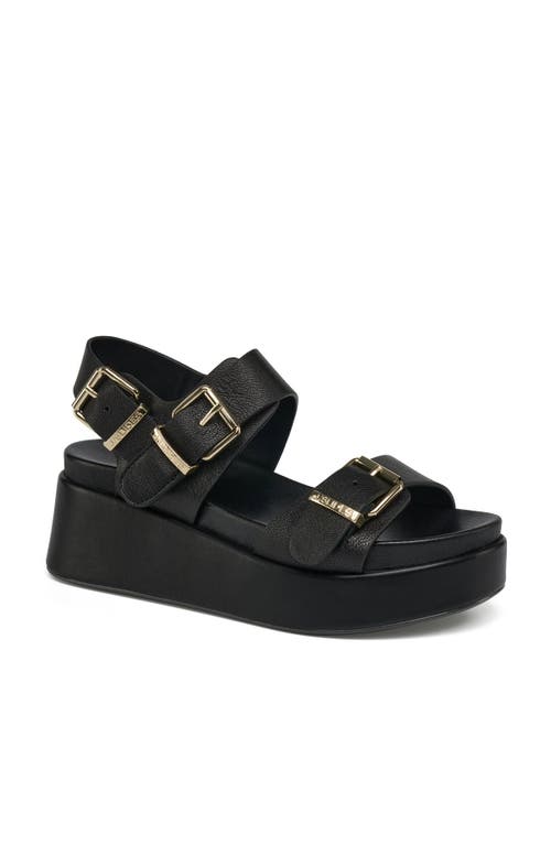 Jslides Footwear Brooke Platform Sandal In Black