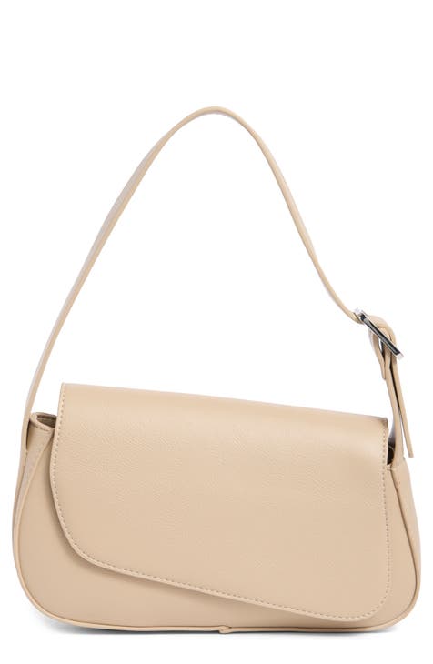 Asymmetric Flap Shoulder Bag