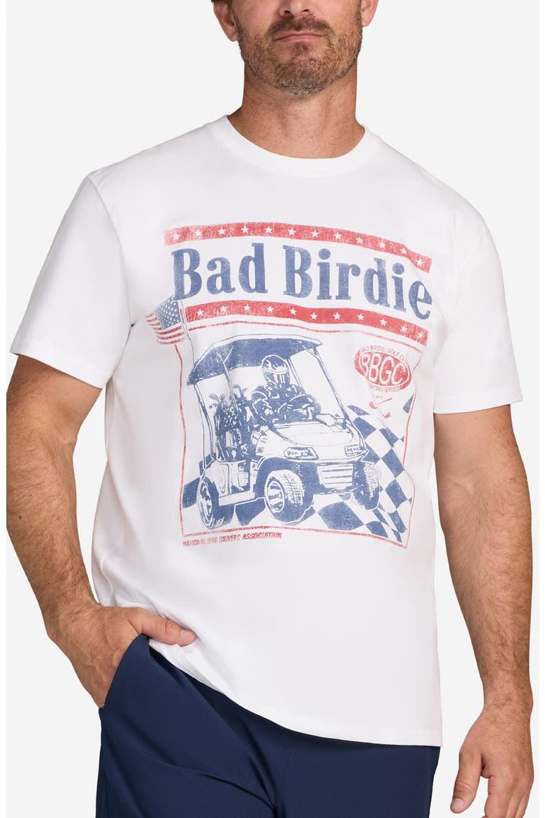 Speedway Series Graphic T-Shirt, Main, color, BRILLIANT WHITE