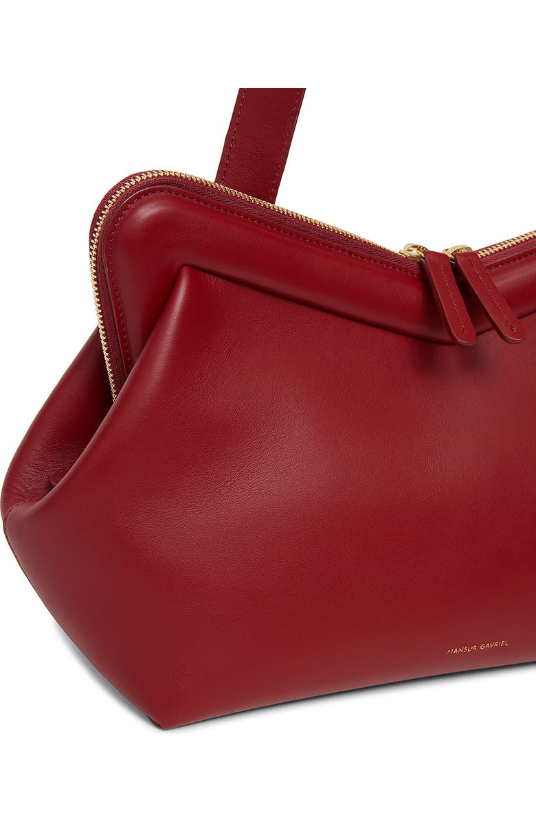 Mansur Gavriel M Frame Shoulder Bag, Alternate, color, Cherry