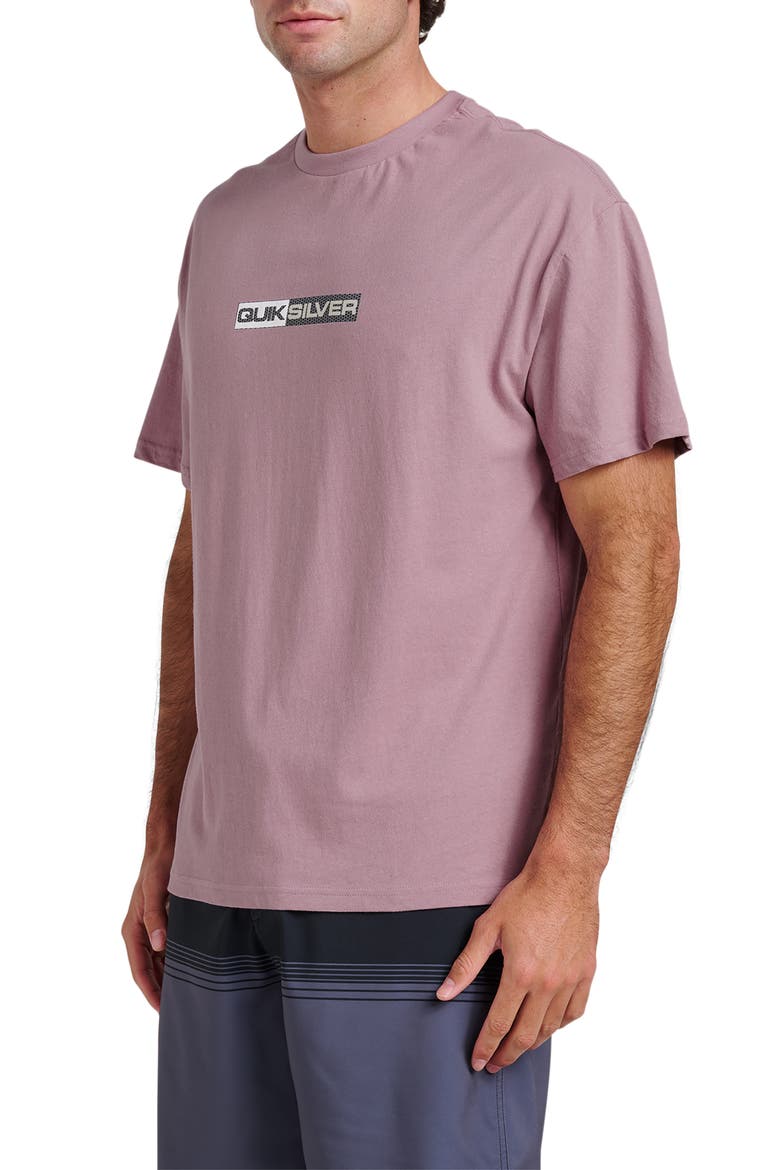 Saturn Tech Graphic T-Shirt, Alternate, color, ELDERBERRY