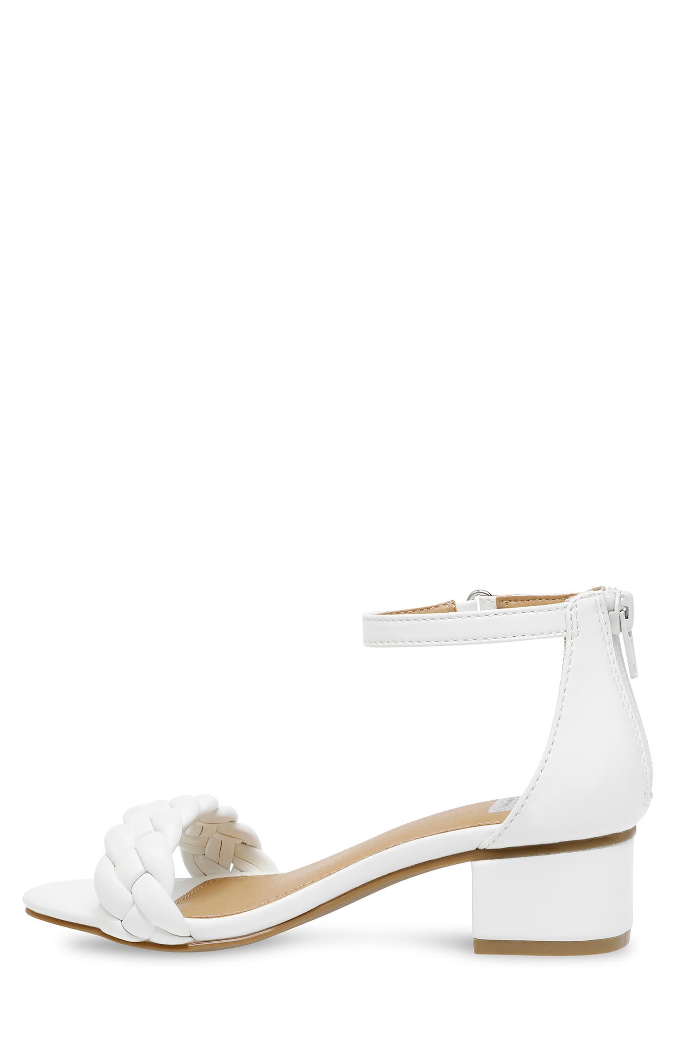 DV by Dolce Vita DV Dolce Vita Braided Strap Ankle Strap Sandal, Alternate, color, White