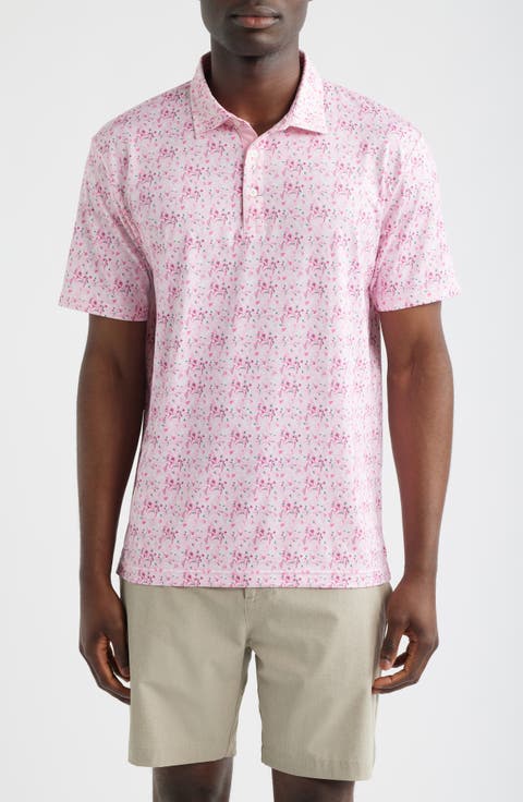 Sunday Floral Performance Golf Polo