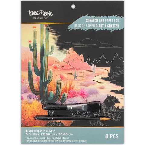 Scratch Art Paper Pad Cactus