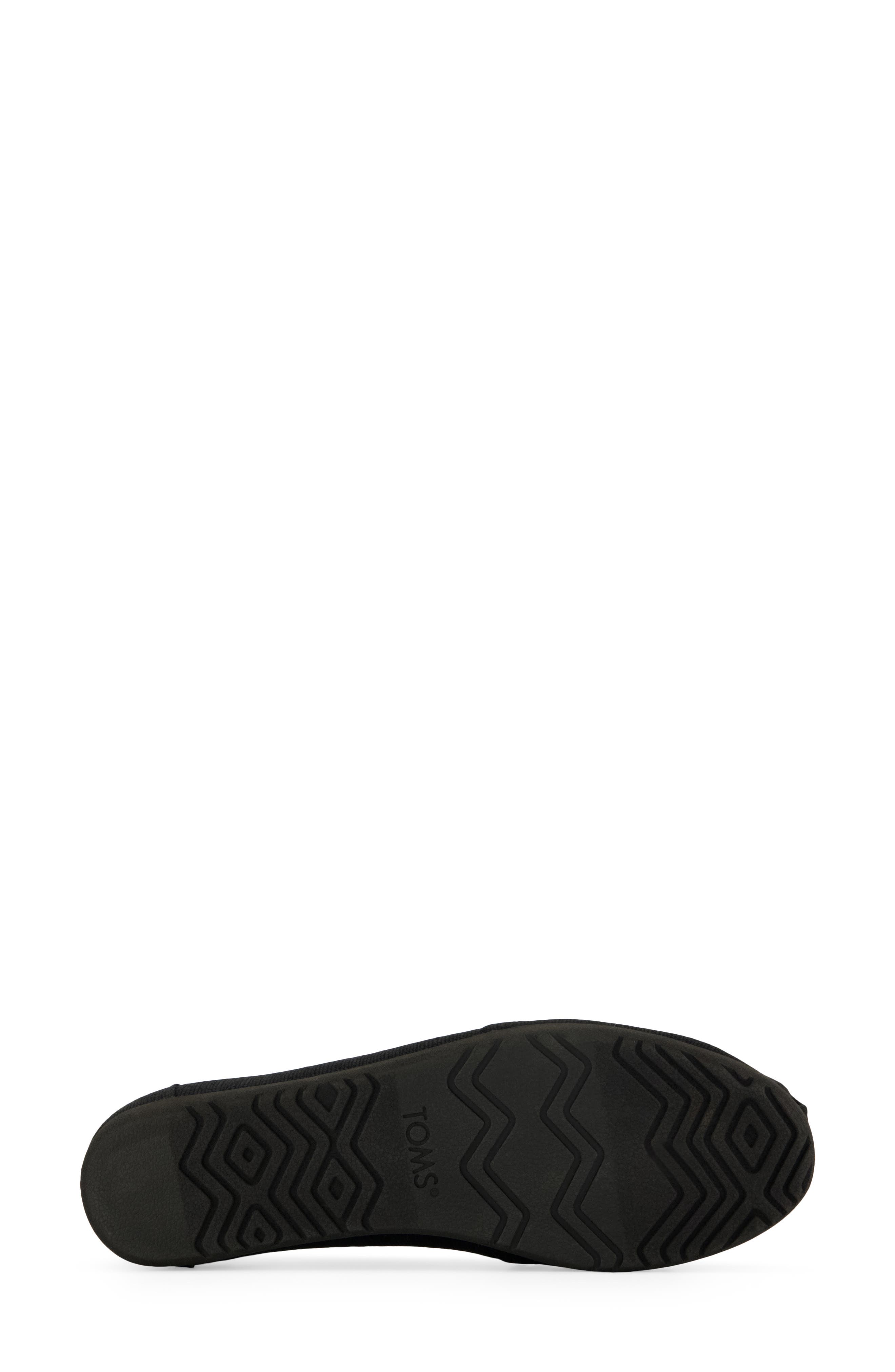 TOMS Alpargata Ballet Flat, Alternate, color, Black