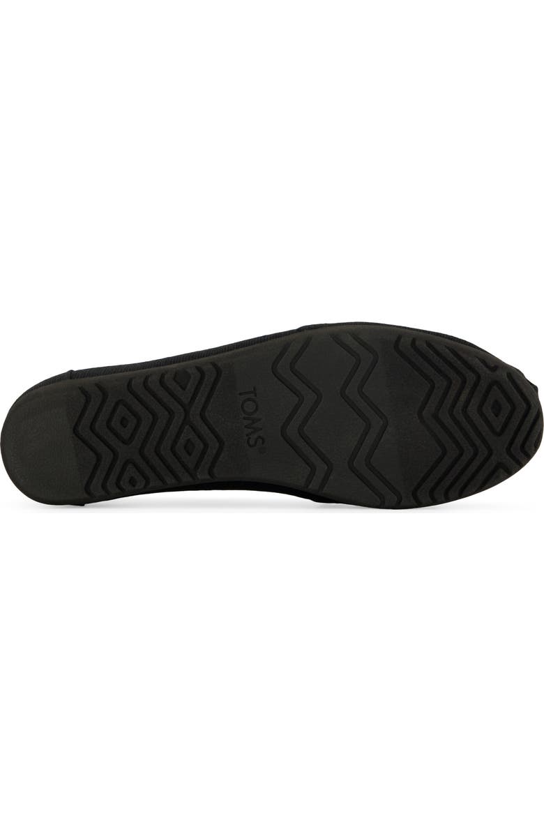 TOMS Alpargata Ballet Flat, Alternate, color, Black