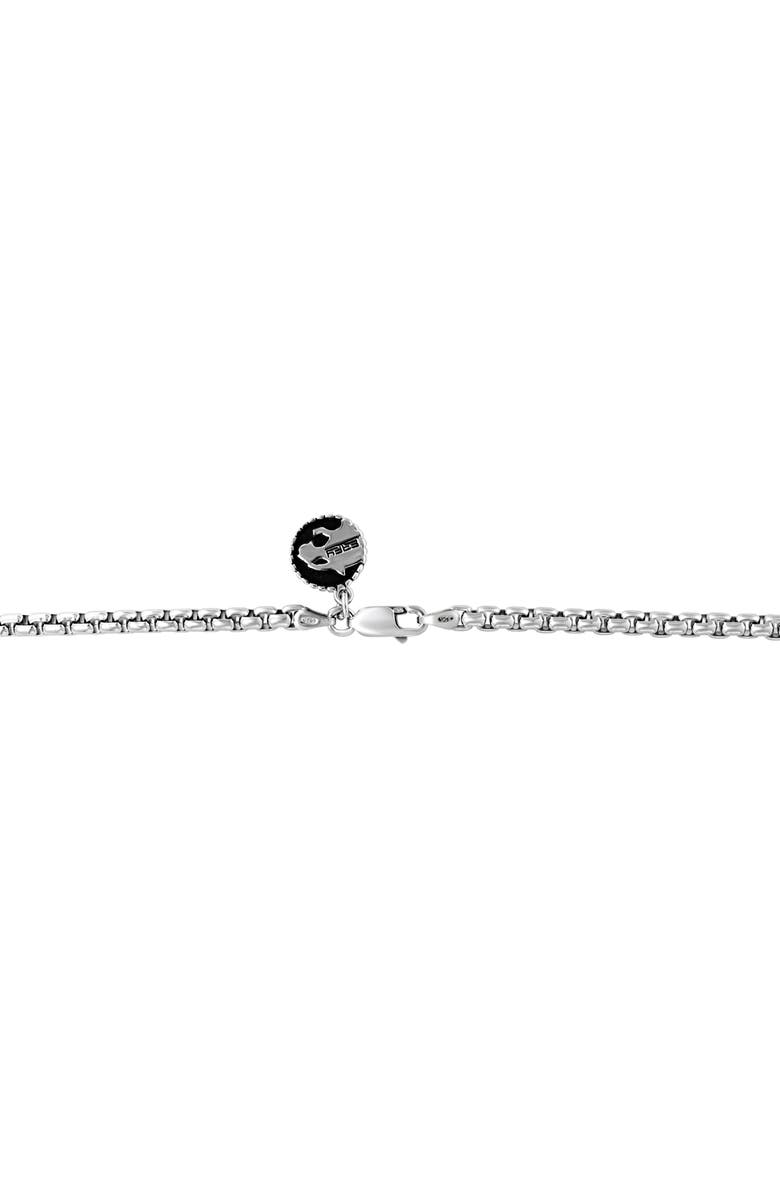 EFFY Sterling Silver Diamond Chain Link Necklace - 0.10ct, Alternate, color, Silver