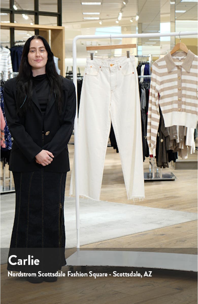 Grace High Waist Crop Wide Leg Jeans, sales video thumbnail