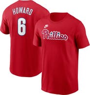 Nike Men's Nike Ryan Howard Red Philadelphia Phillies Fuse Name & Number T-Shirt