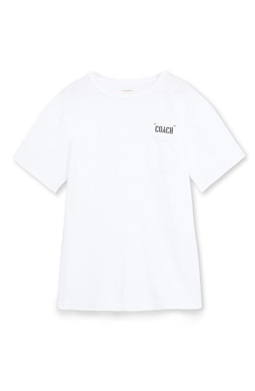 Fortela Coacht Printed T-shirt In White