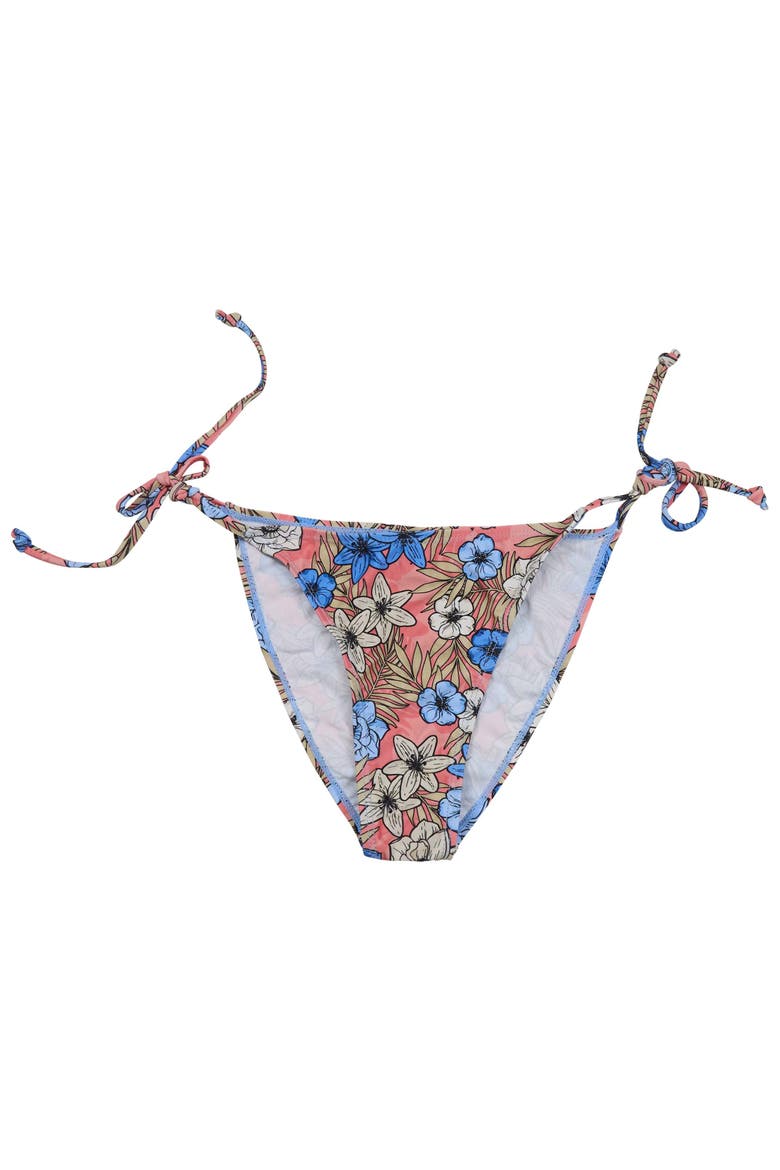 Tropical Mix Womens Bikini Bottom, Alternate, color, Tropical Mix Coral