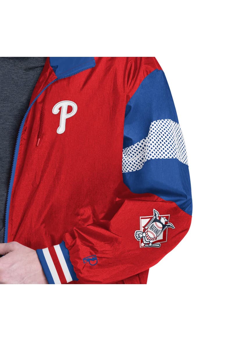 Men's Pro Player Red/Royal Philadelphia Phillies Legacy Lightweight Full-Zip Hooded Jacket, Alternate, color, Red