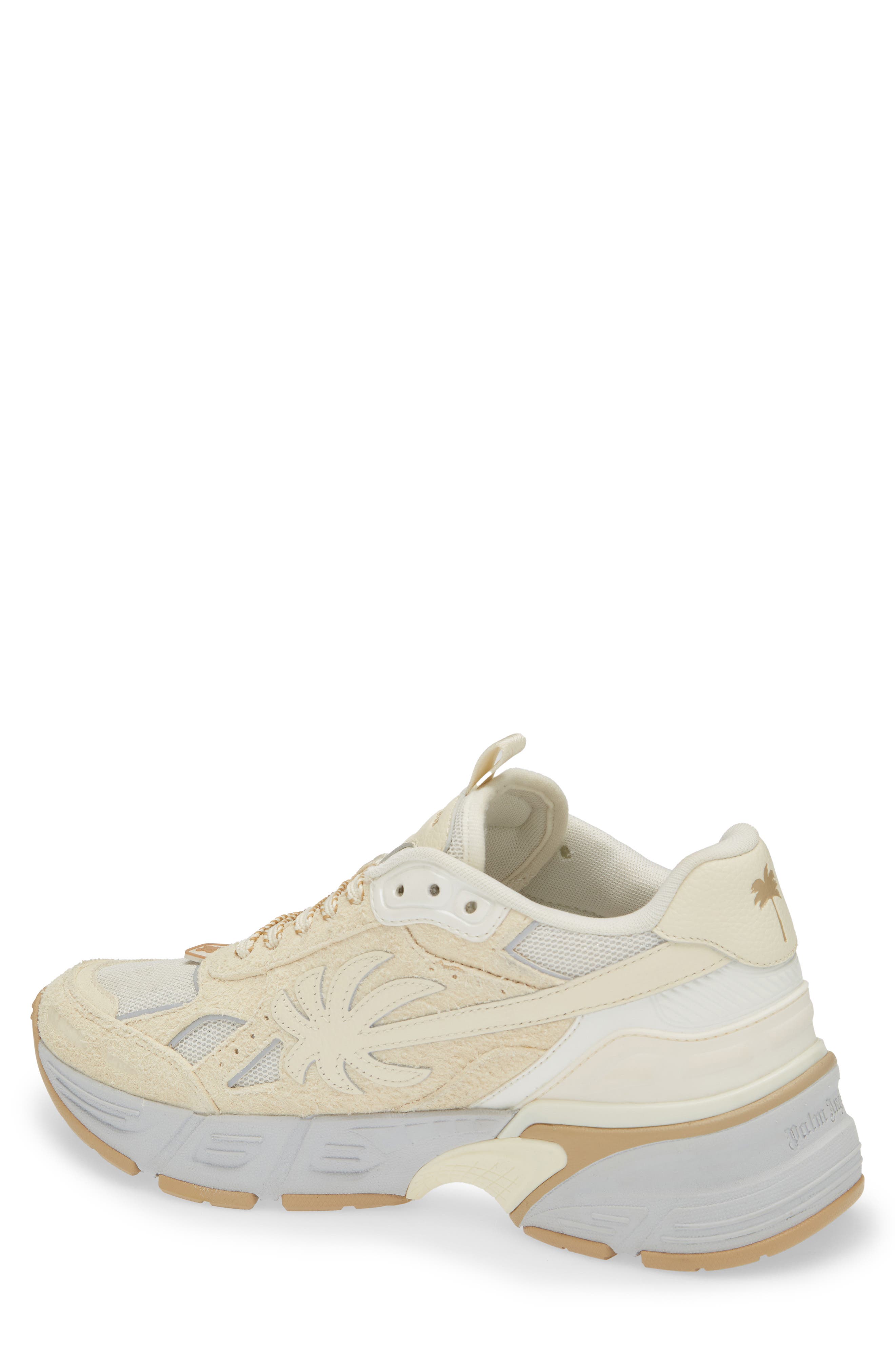 Palm Angels The Palm Runner Sneaker, Alternate, color, Beige