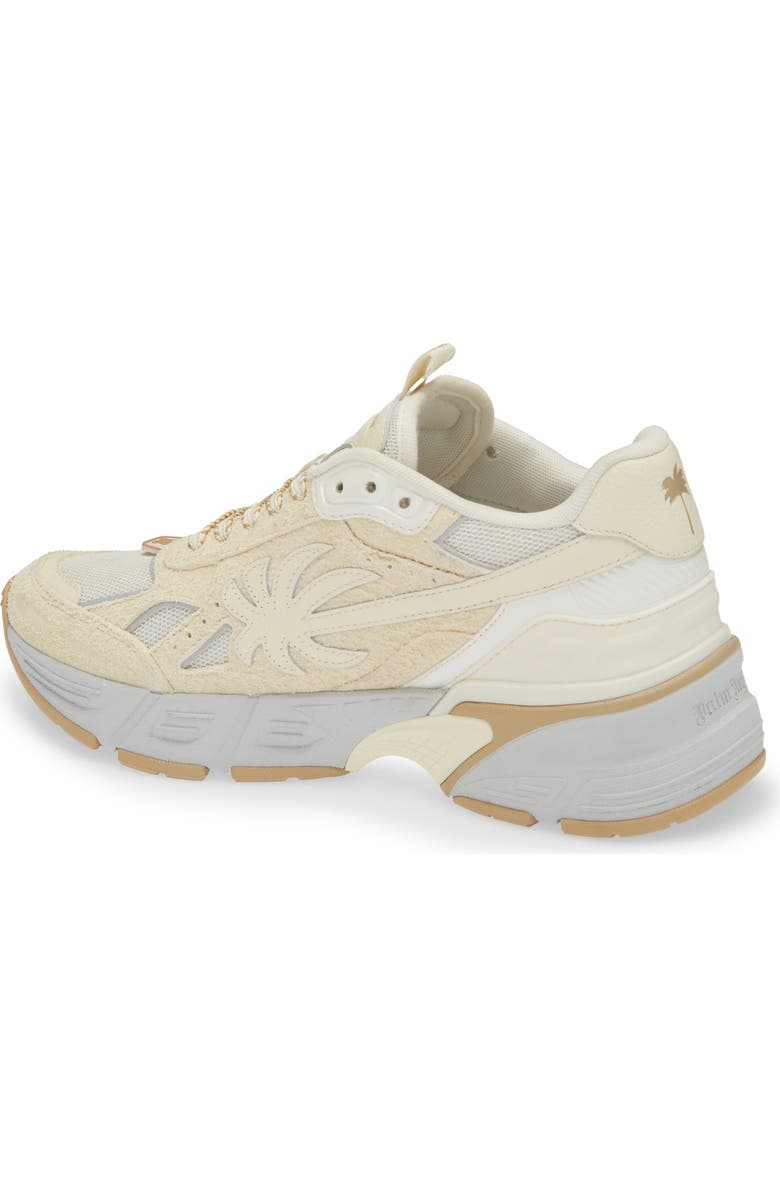 Palm Angels The Palm Runner Sneaker, Alternate, color, Beige