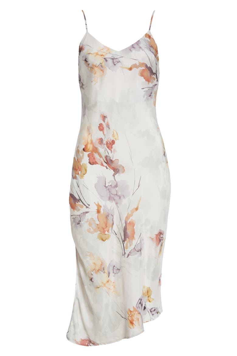 Scarlet Floral Print Slipdress, Alternate, color, WINE FLORAL NEUTRAL MULTI