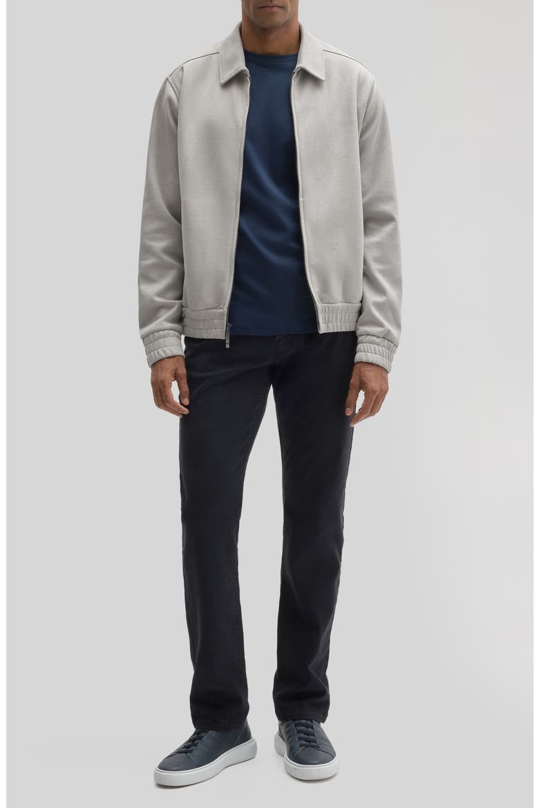 Gareth Cropped Zip Jacket, Alternate, color, GRIFFIN GREY
