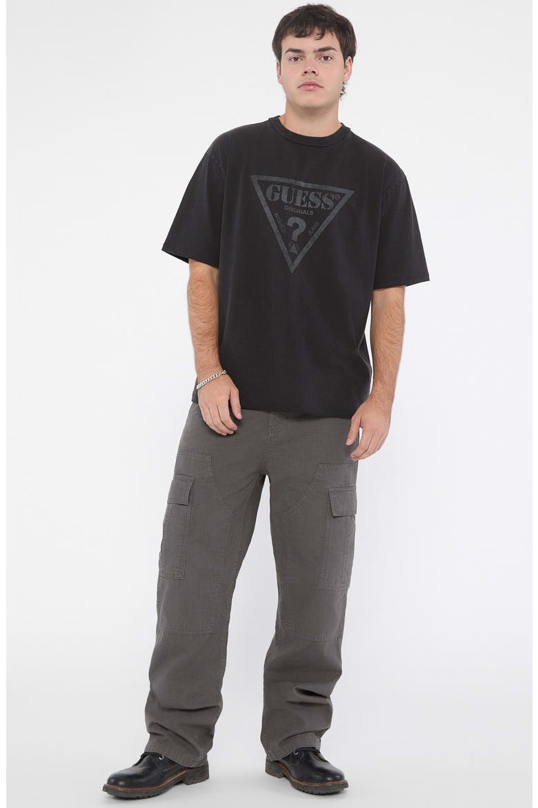 Go Ripstop Panel Mid Rise Cargo Pants, Alternate, color, GREY