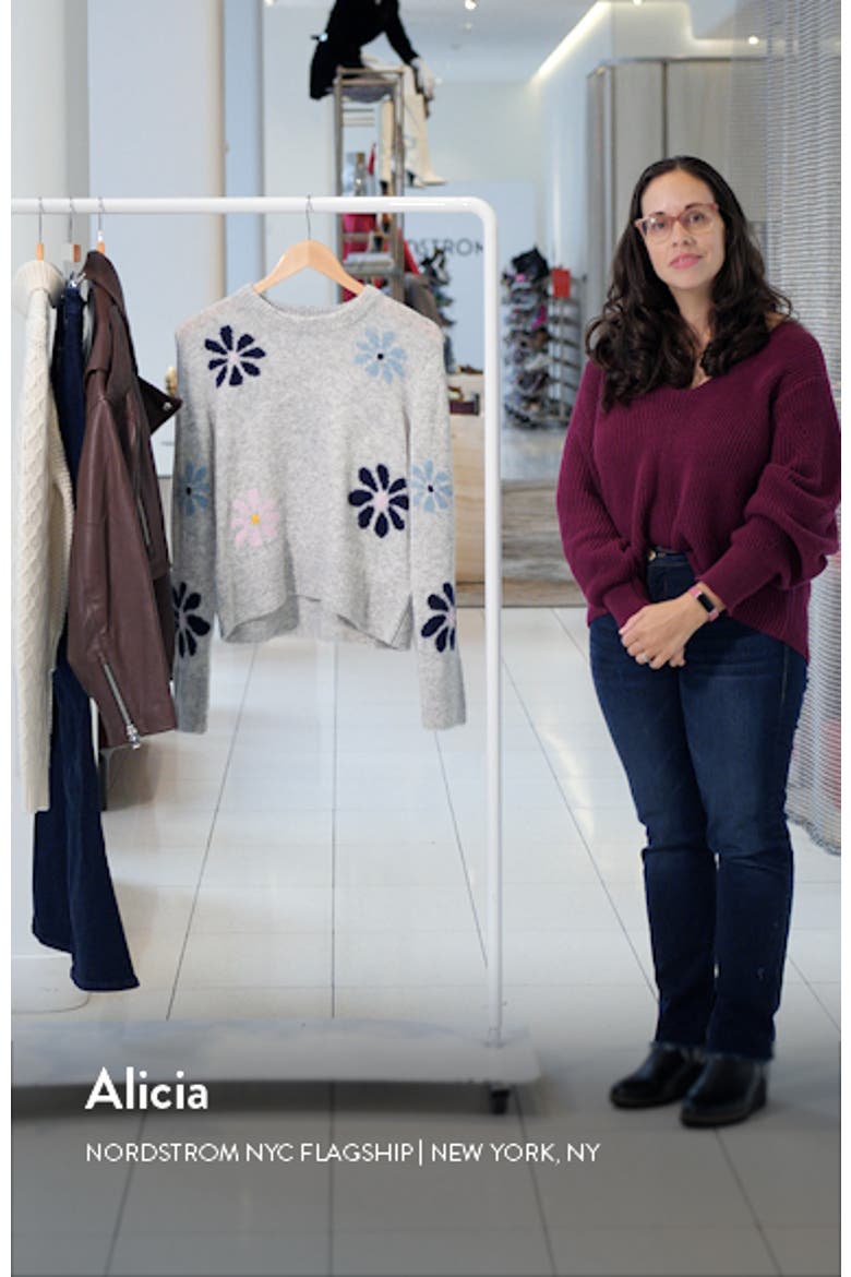 Anise Floral Crewneck Sweater video