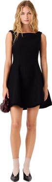 maje Short fringed tweed dress