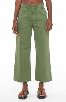 Pistola Sophia Stretch Cotton Ankle Wide Leg Pants