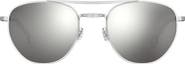 BOSS 1631/S 53mm Mirrored Square Sunglasses