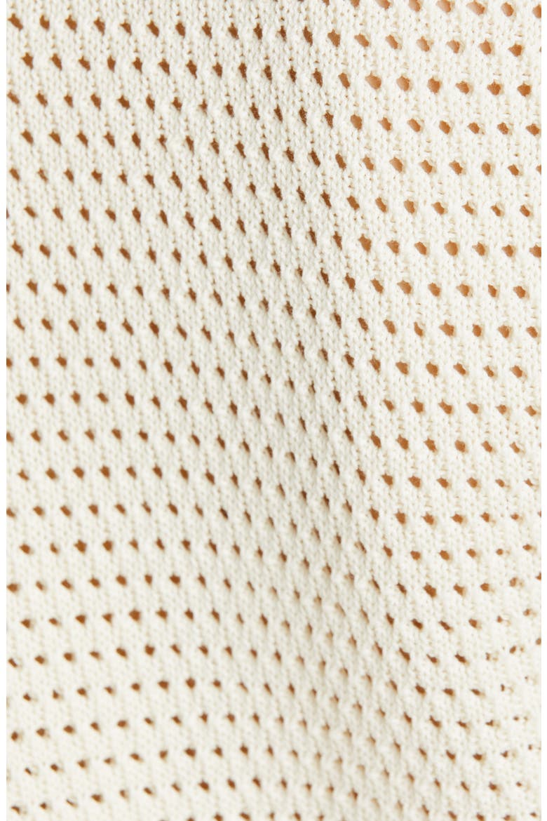 Cotton Polo Sweater, Alternate, color, IVORY