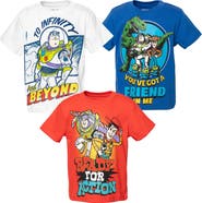 Disney Toy Story 3-Pack Short Sleeve T-Shirts