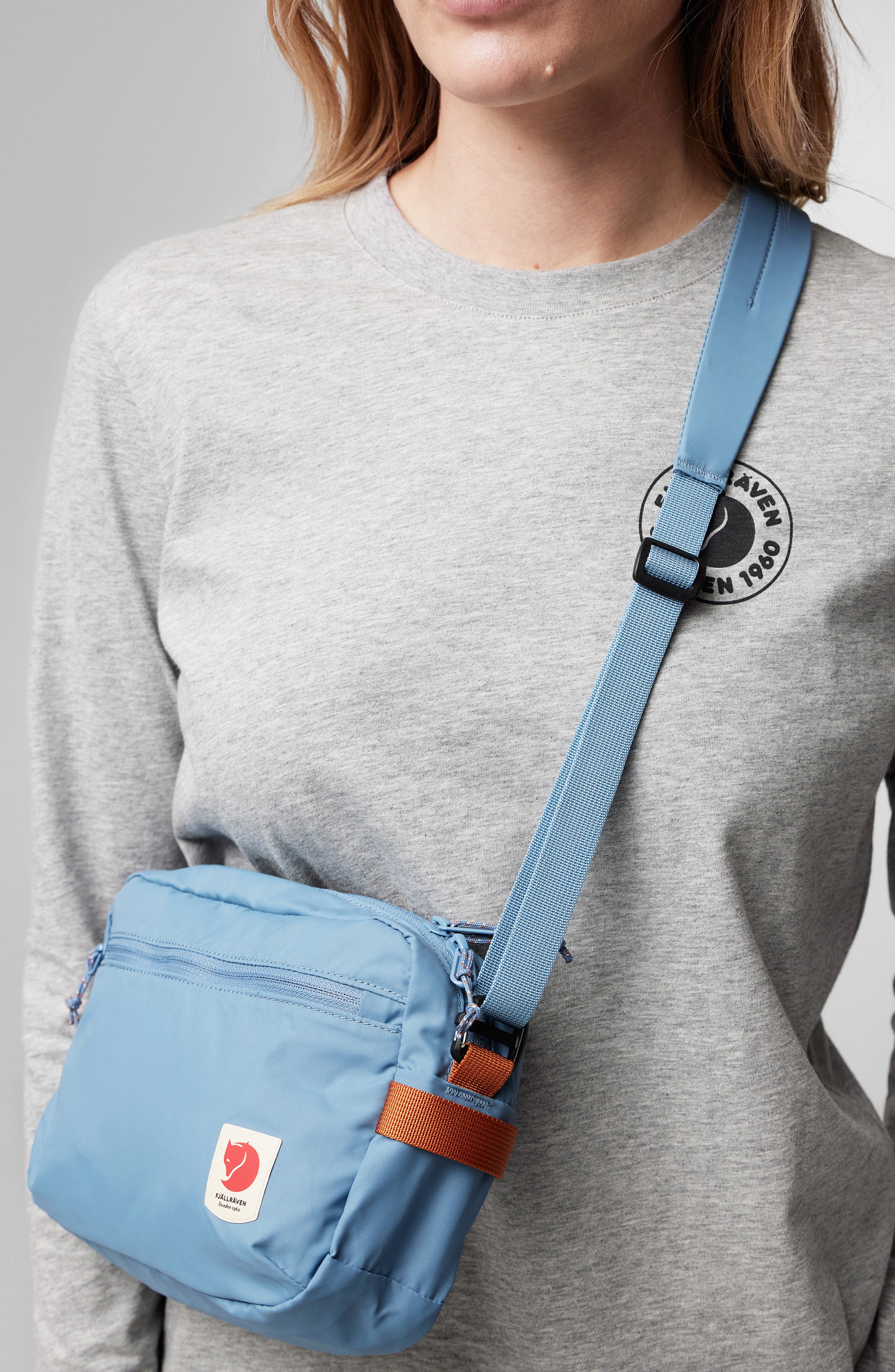 High Coast Water Resistant Crossbody Bag, Alternate, color, DAWN BLUE