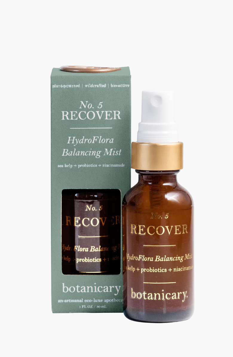 botanicary No. 5 RECOVER HydroFlora Balancing Mist, Alternate, color, Amber / Brown