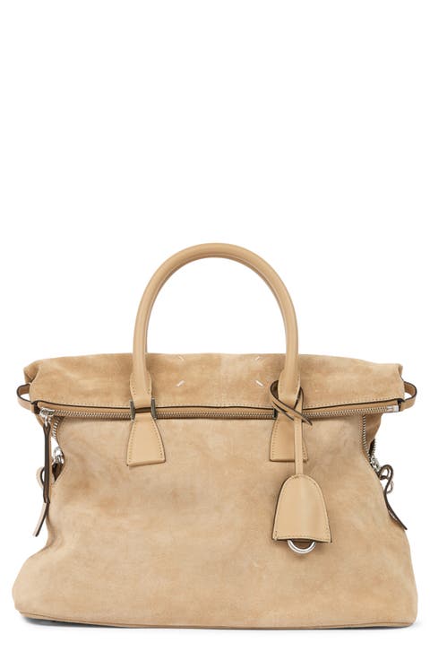 Medium 5AC Soft Suede Handheld Bag