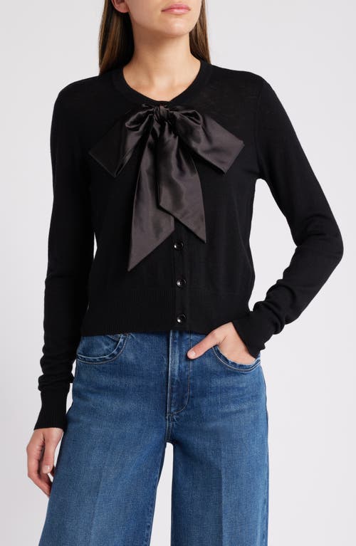 Shop Favorite Daughter The Take A Bow Cardigan In Black