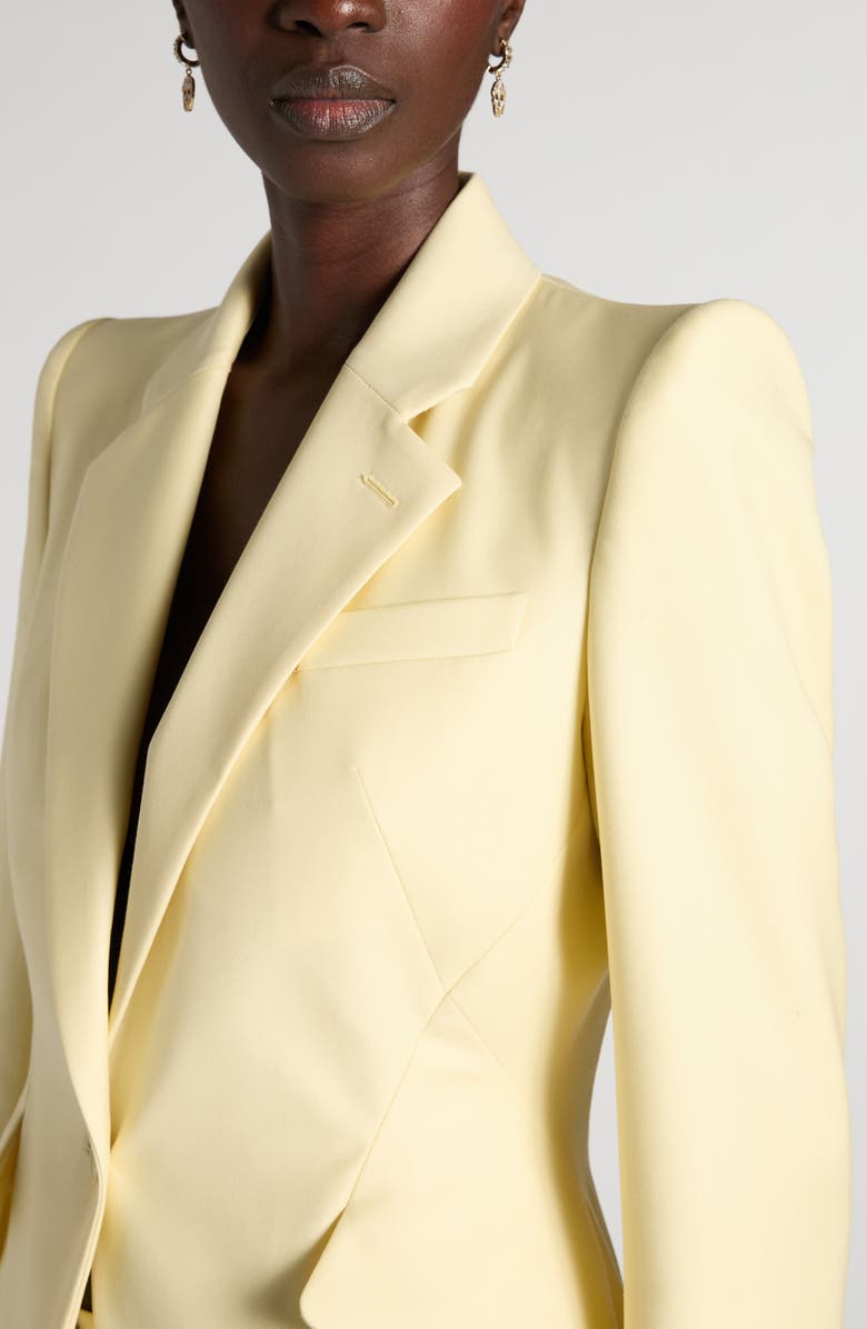 McQueen Single Breasted Wool Jacket, Alternate, color, Sherbet