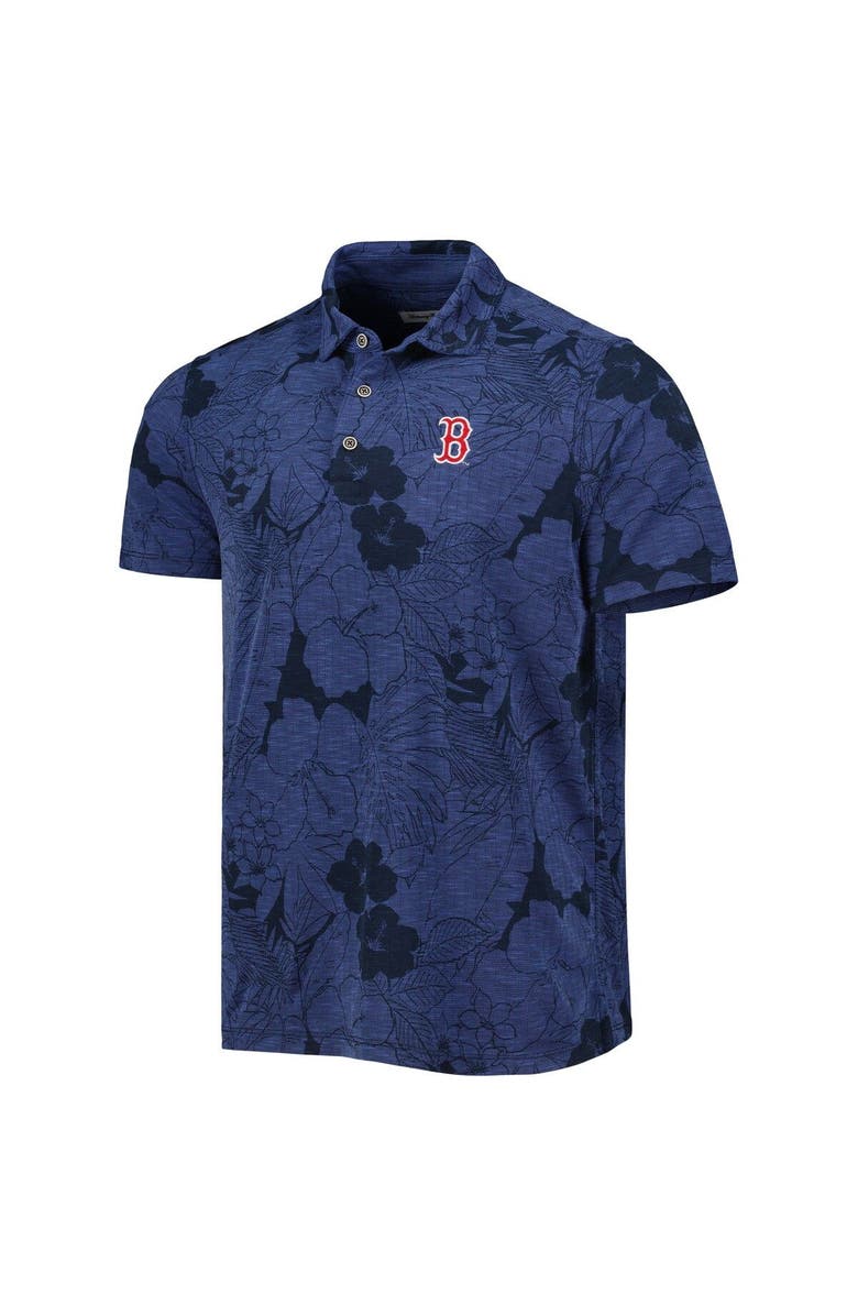 Tommy Bahama Men's Tommy Bahama  Navy Boston Red Sox Blooms Polo, Alternate, color, 
