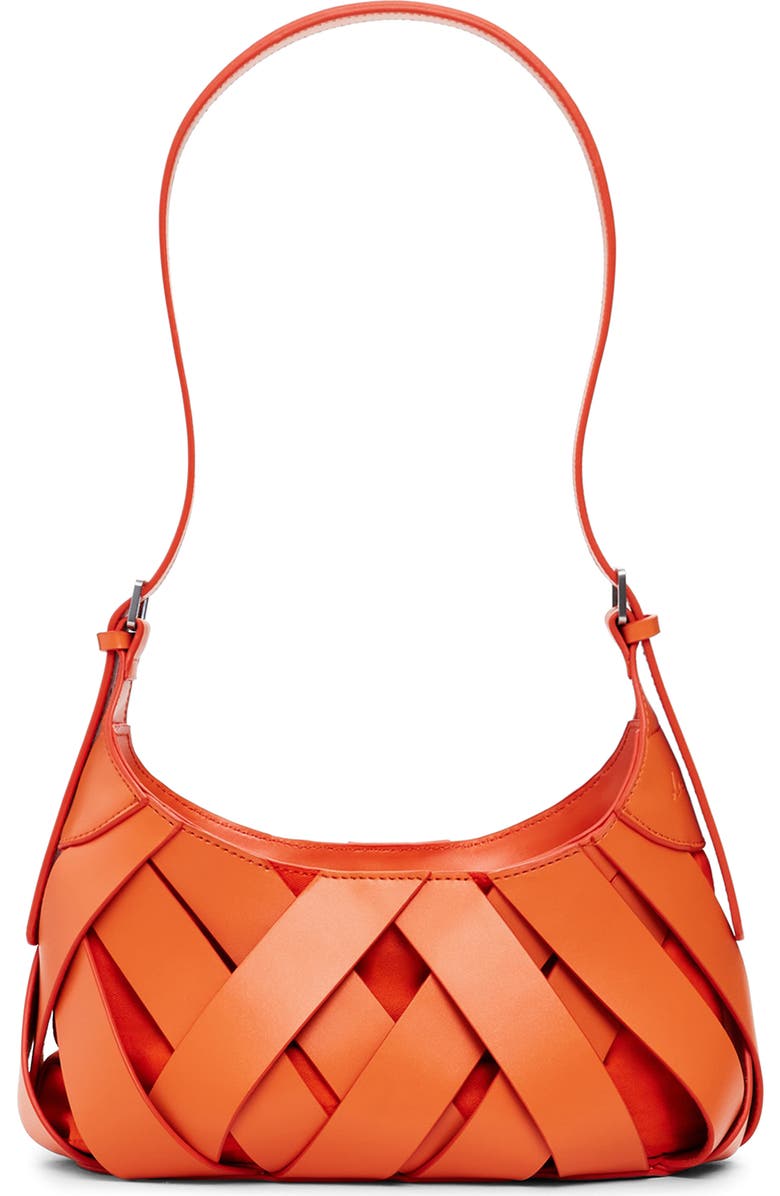 Desigual Faux Leather Shoulder Bag, Main, color, Orange