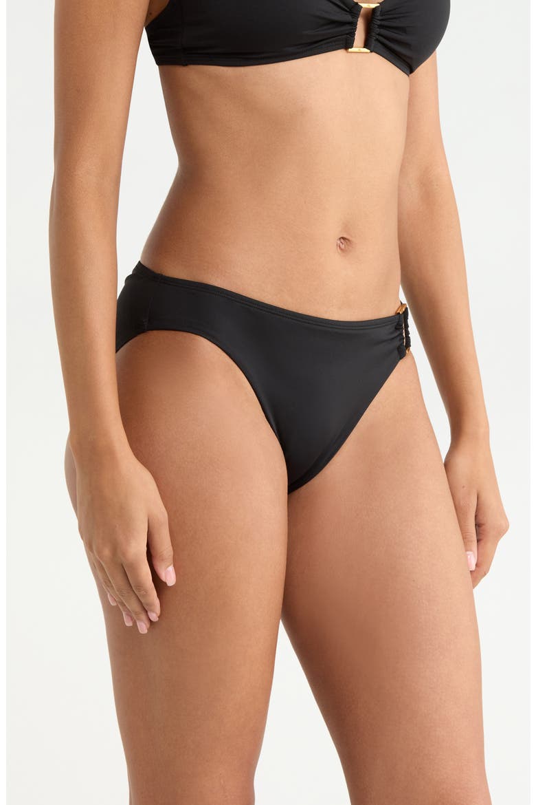 Ring Hipster Bikini Bottoms, Alternate, color, BLACK