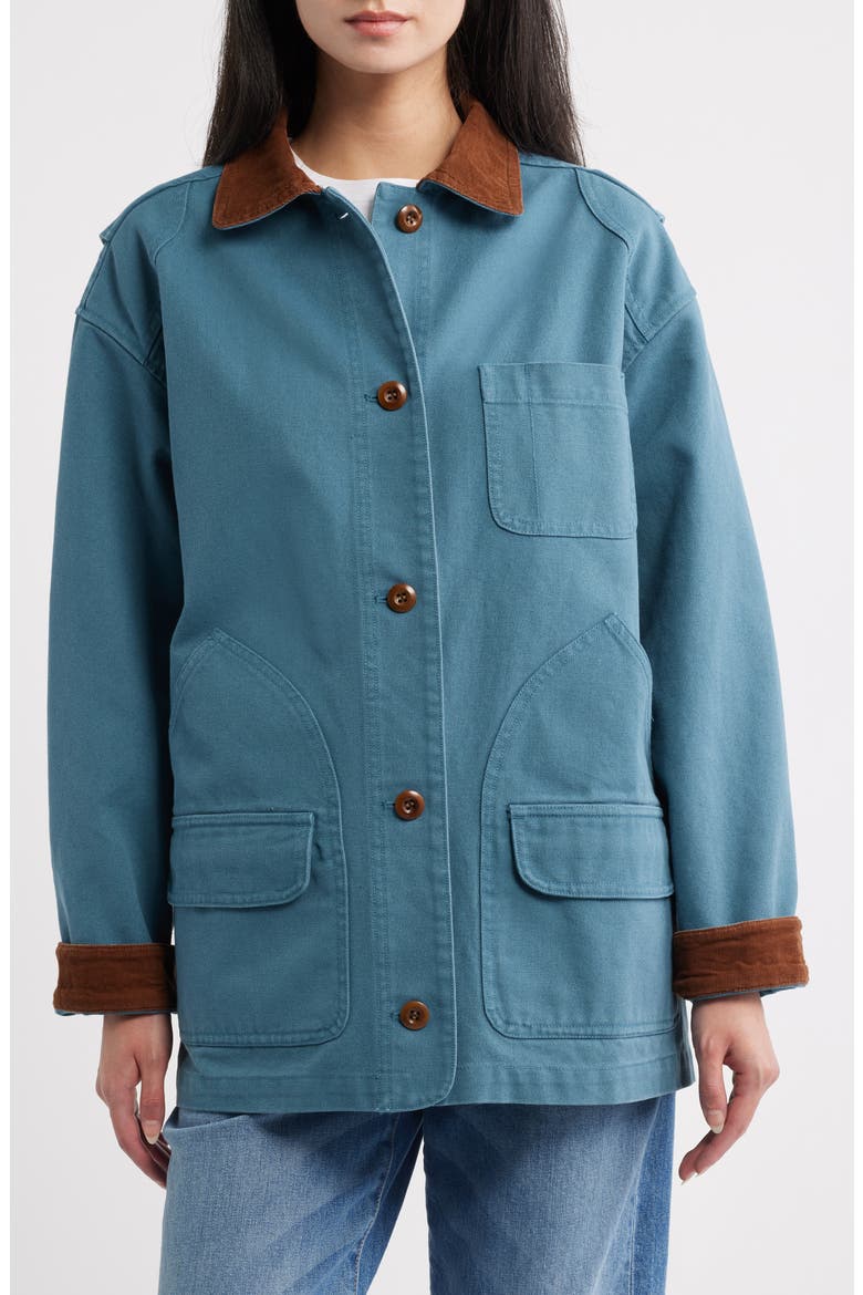 Pascual Barn Jacket, Alternate, color, CASPIAN BLUE
