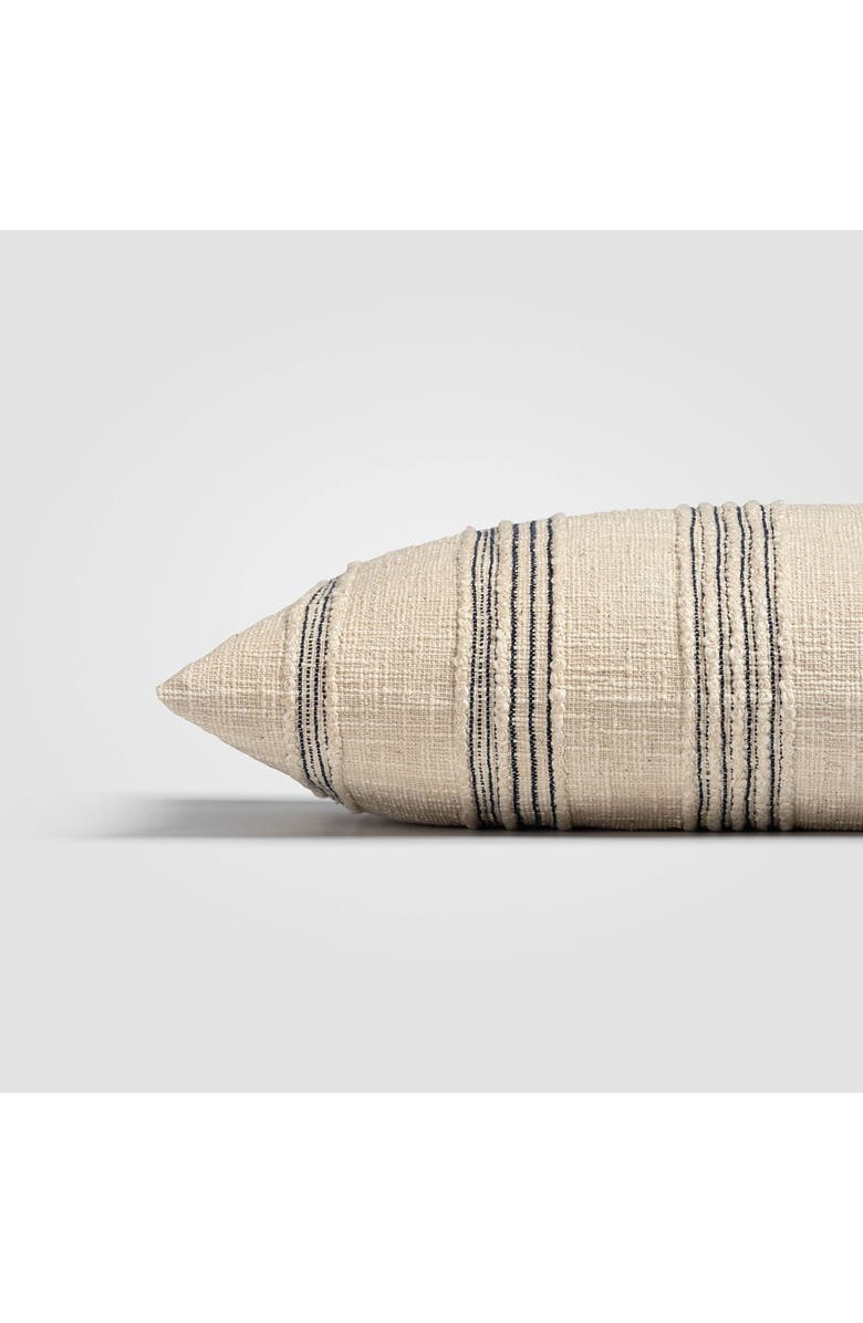 Crane Air Tide Stripe Lumbar Pillow, Alternate, color, Beige