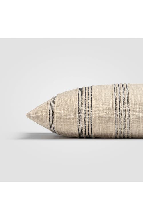 Crane Air Tide Stripe Lumbar Pillow In Sand