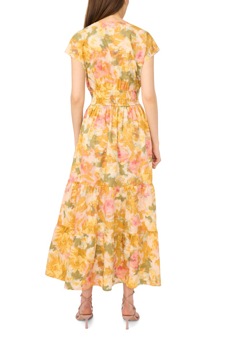 v neck cotton midi dress V-Neck Midi Dress
