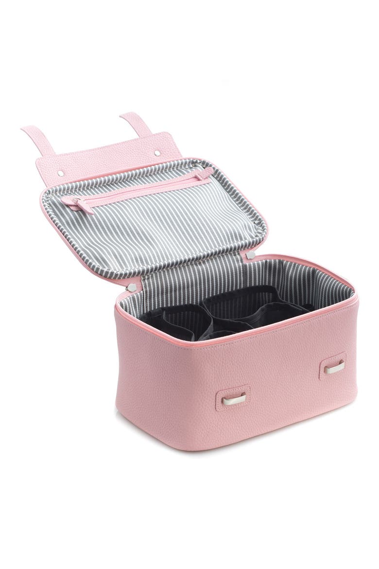 Travel Makeup Case, Alternate, color, PINK